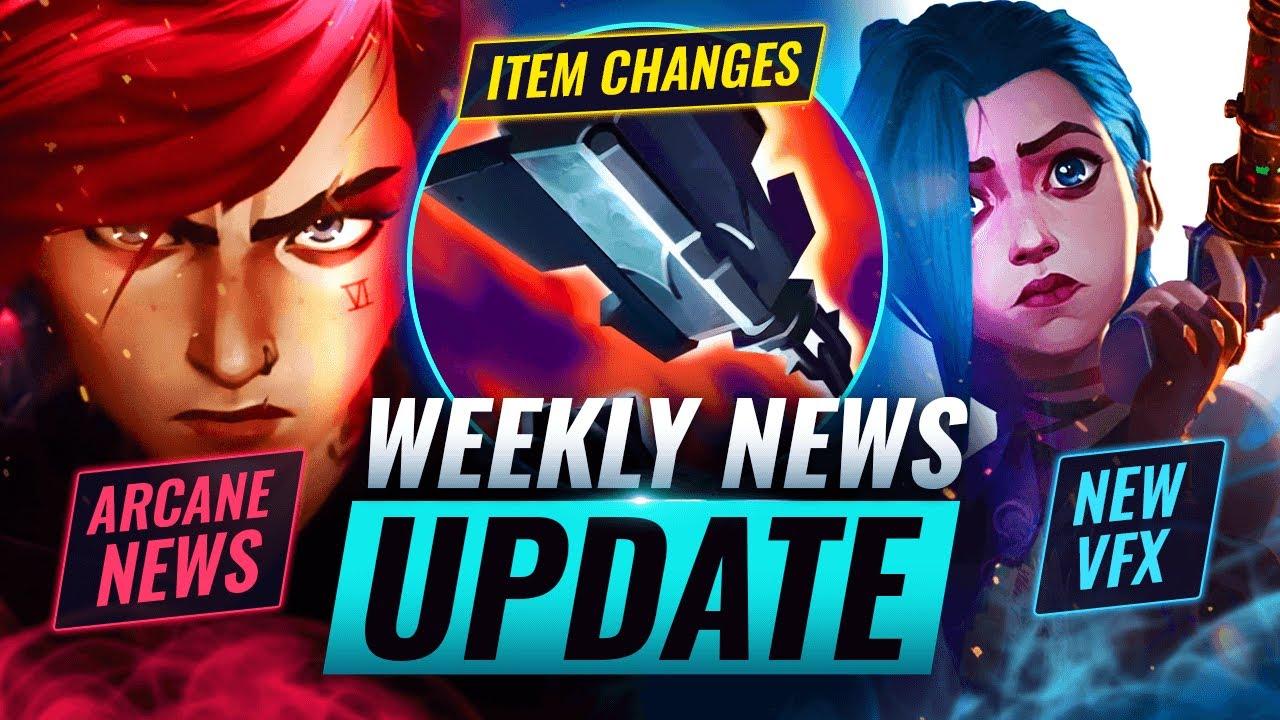 NEWS UPDATE: ARCANE TRAILER + New VFX & More - League of Legends Season 11 thumbnail