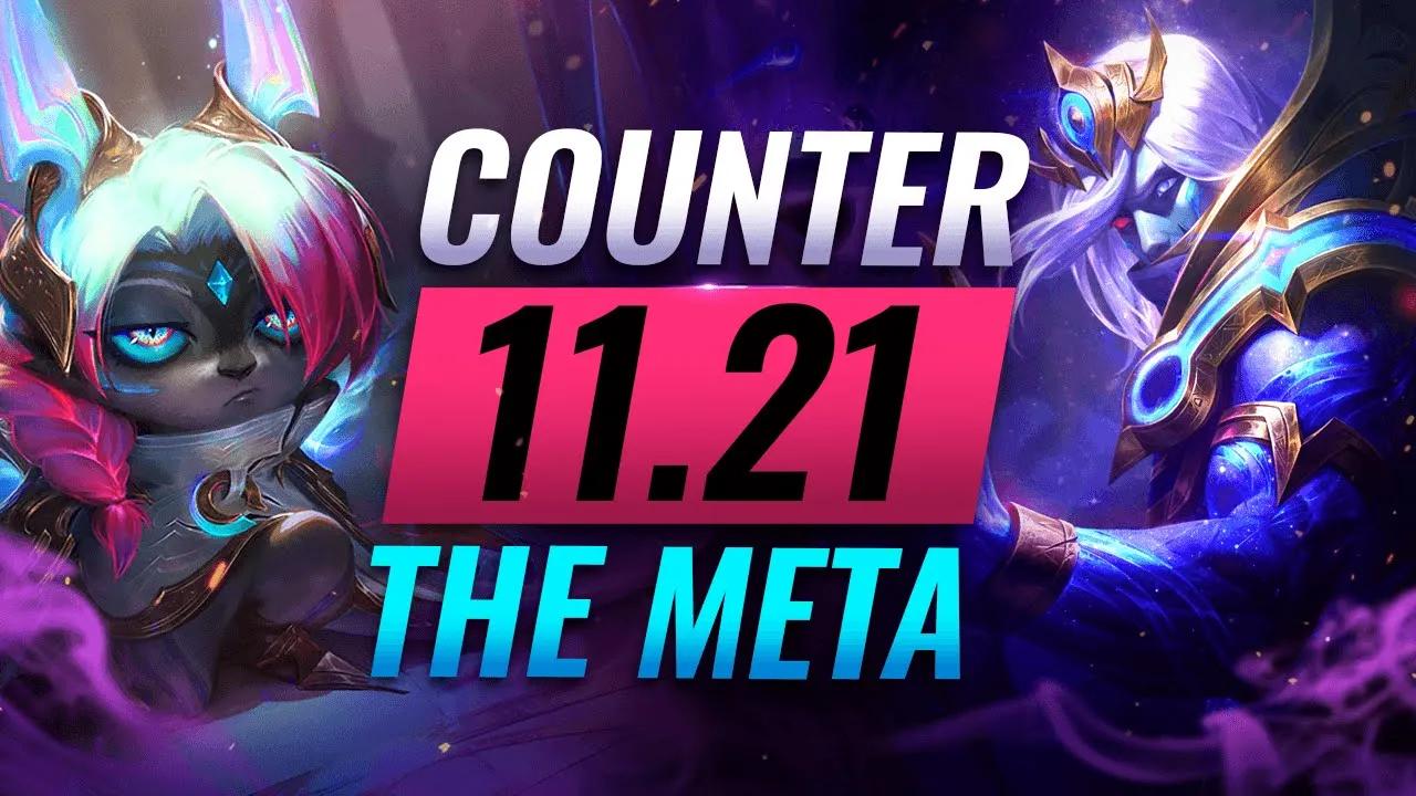 COUNTER THE META: How To DESTROY OP Champs for EVERY Role - League of Legends Patch 11.21 thumbnail