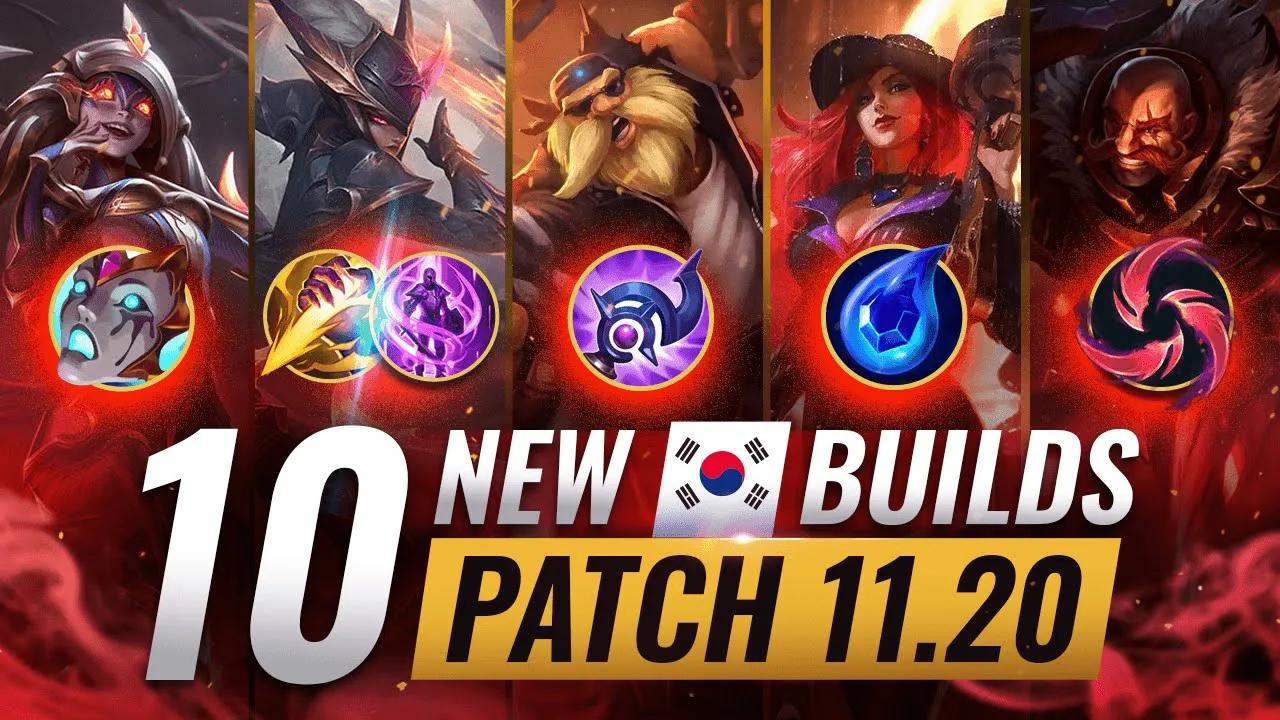 10 NEW BROKEN Korean Builds YOU SHOULD ABUSE In Patch 11.20 - League of Legends thumbnail