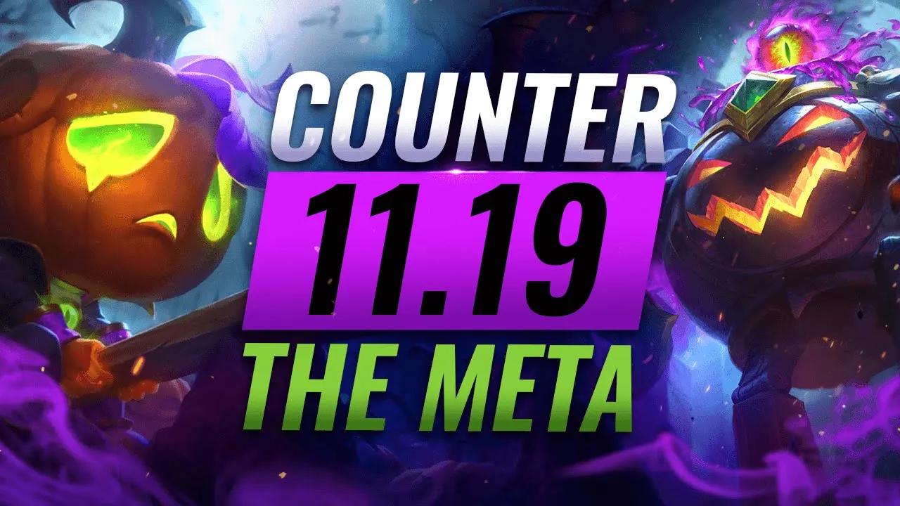 COUNTER THE META: How To DESTROY OP Champs for EVERY Role - League of Legends Patch 11.19 thumbnail