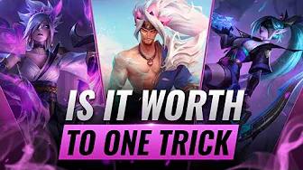 Should YOU One Trick to Gain Elo in League of Legends - Season 11 thumbnail