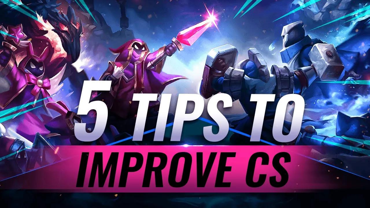 5 TIPS For IMPROVING YOUR CS That ANYONE CAN USE - League of Legends Season 11 thumbnail