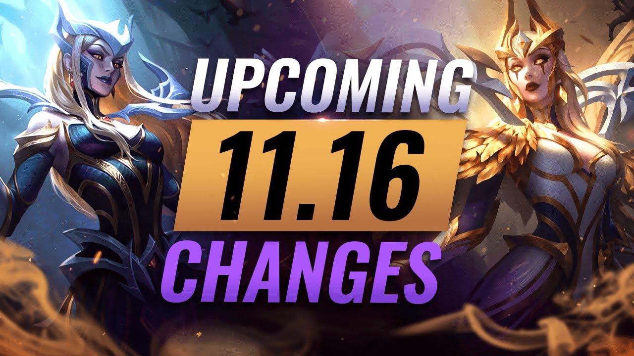 MASSIVE CHANGES: NEW BUFFS & NERFS Coming in Patch 11.16 - League of Legends thumbnail