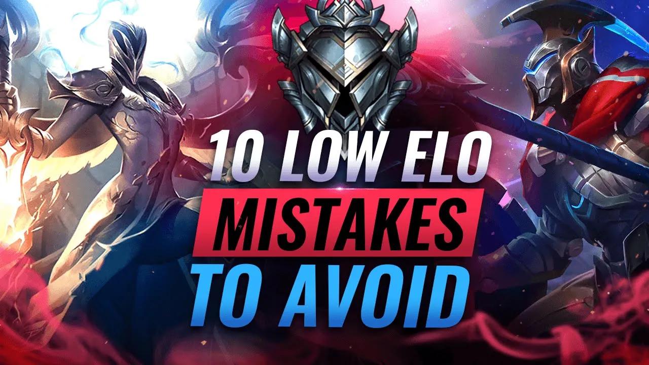 10 GAME LOSING Mistakes That EVERYONE in Low Elo Makes - League of Legends Season 11 thumbnail