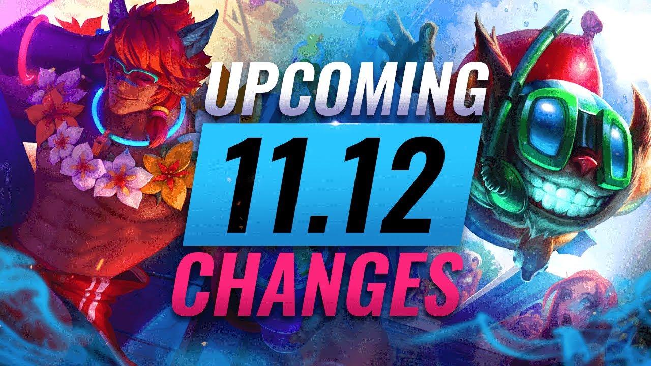 MASSIVE CHANGES: NEW BUFFS & NERFS Coming in Patch 11.12 - League of Legends thumbnail