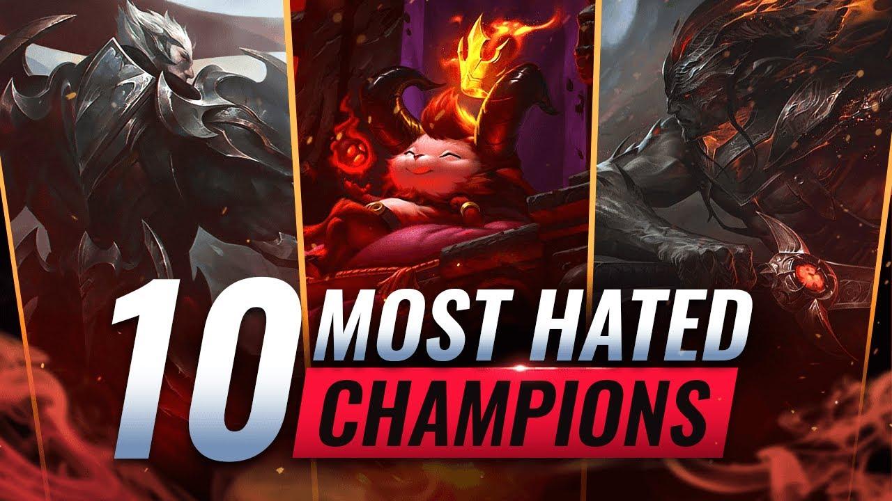 10 MOST HATED Champions in League of Legends - Season 11 thumbnail