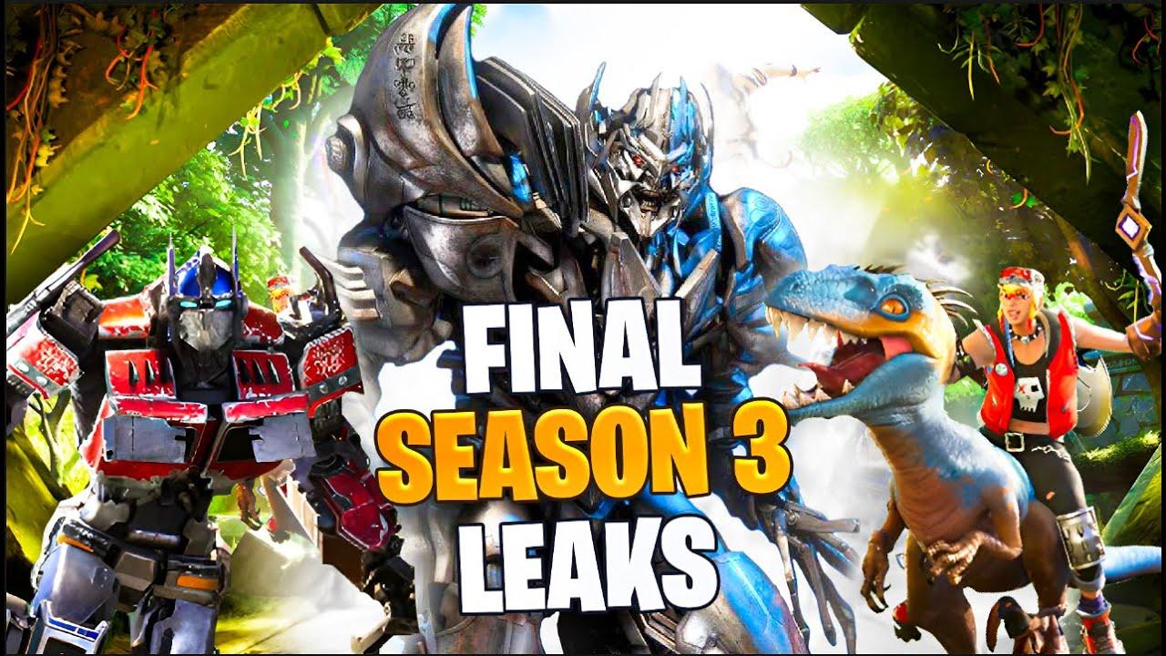 LAST SEASON 3 LEAKS!! - Fortnite Is Blowing Up Mega City!! thumbnail