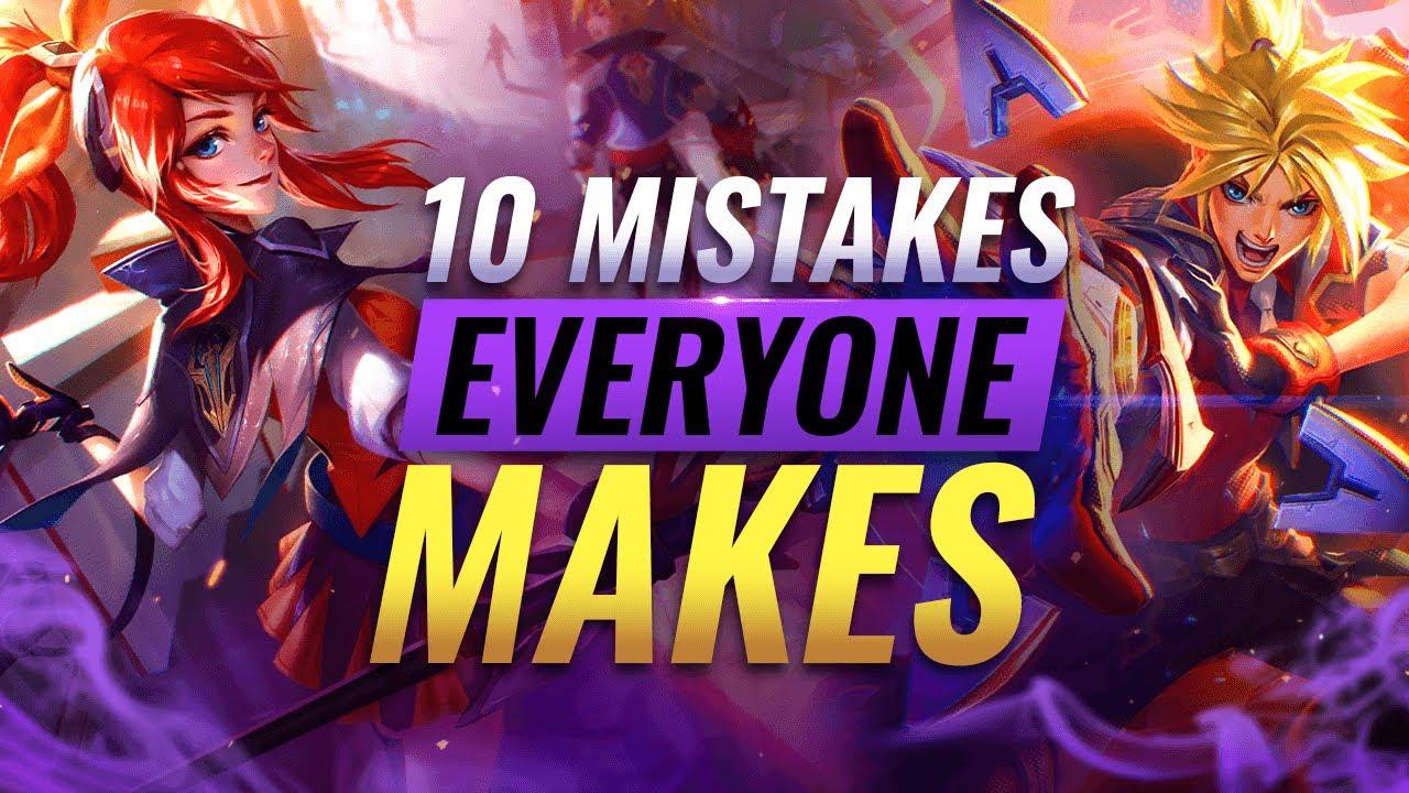 10 GAME LOSING Mistakes That EVERYONE Makes - League of Legends Season 11 thumbnail