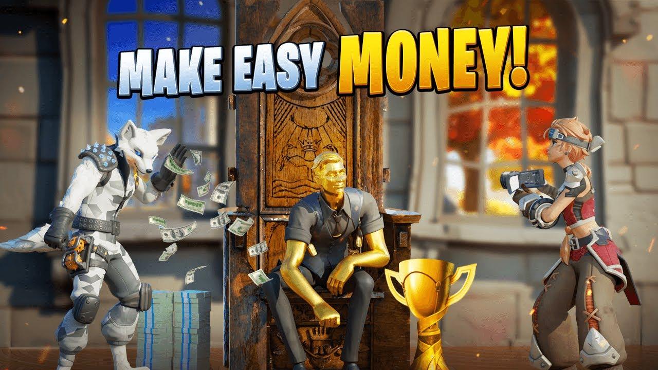 How To Make MONEY Playing FORTNITE!! thumbnail