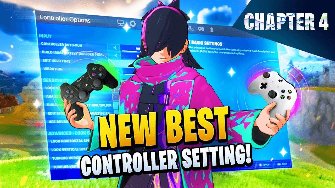 Best CONTROLLER Settings & Sensitivity For Fortnite Chapter 4! thumbnail