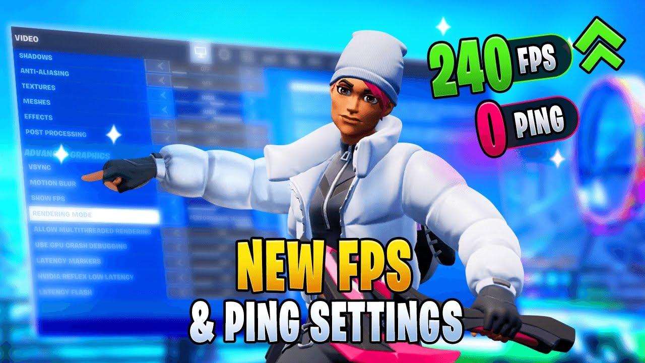 BOOST Your FPS & PING With The PERFECT SETTINGS In Fortnite Chapter 3 Season 3! thumbnail