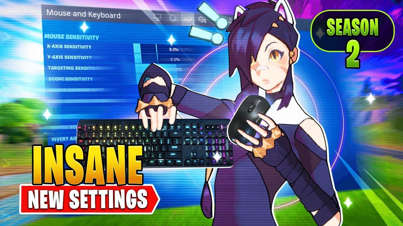 The BEST KEYBOARD AND MOUSE SETTINGS In Fortnite Battle Royale You NEED To Use! Binds, Sens + More! thumbnail