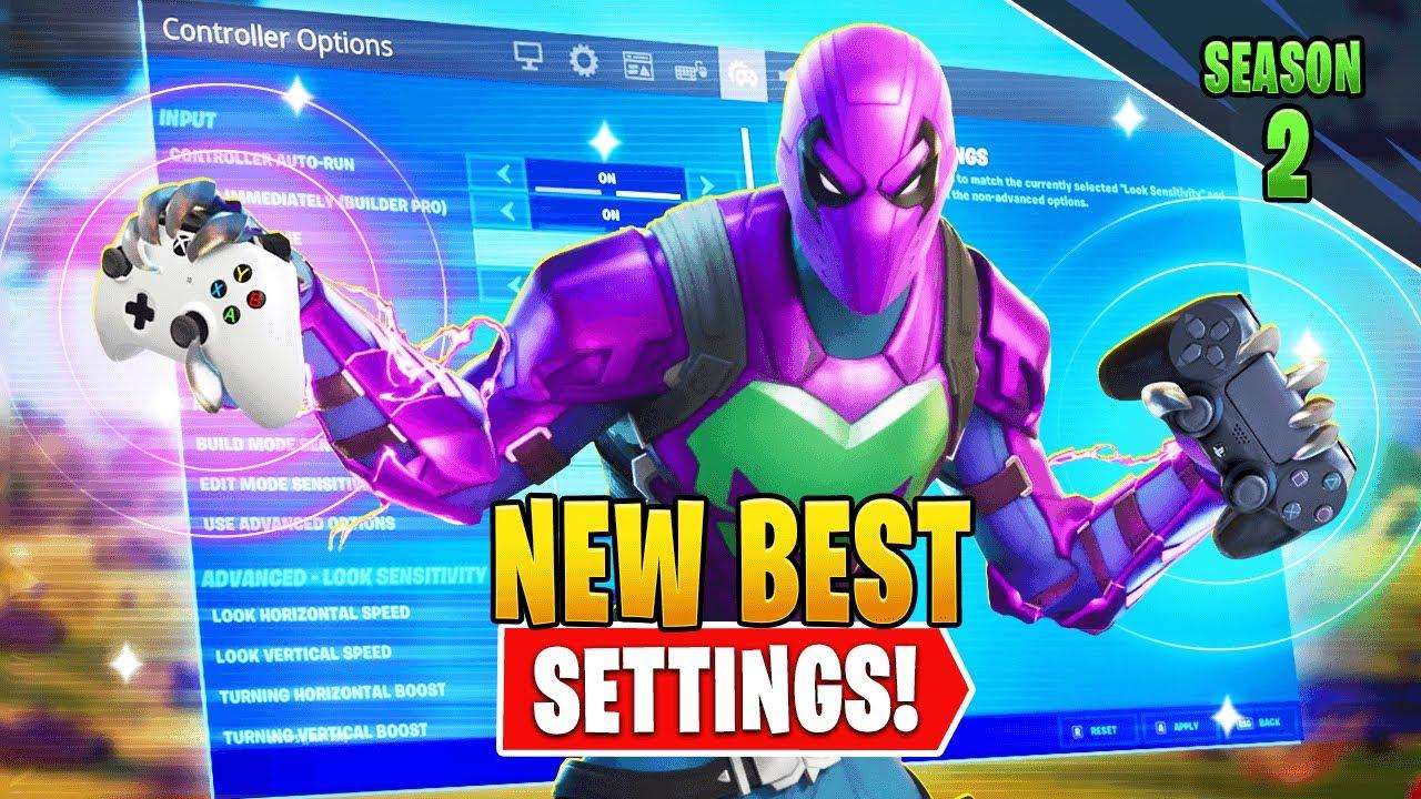 The ULTIMATE CONTROLLER SETTINGS GUIDE For Fortnite Season 2 - Sensitivity, Deadzones & Much More! thumbnail