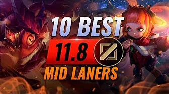 10 BEST Mid Laners You NEED to Play in Patch 11.8 - League of Legends thumbnail