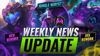 NEW UPDATES: NEW RAMMUS REWORK + Jungle Meta Nerfs? & MORE - League of Legends Season 11 thumbnail