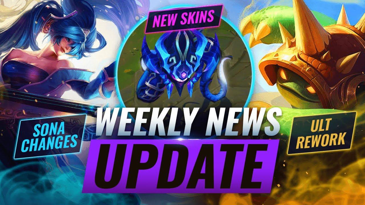 NEW UPDATES: SONA + RAMMUS REWORK & MORE - League of Legends Season 11 thumbnail