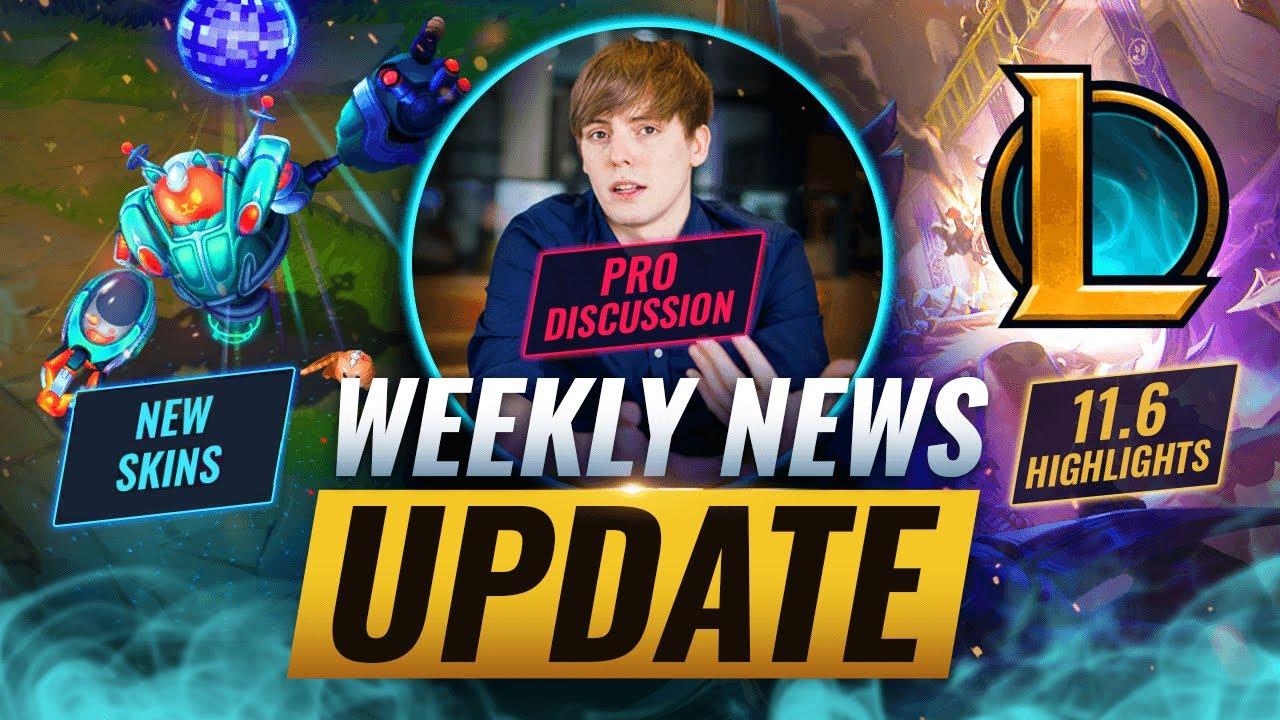 NEW UPDATES: NEW SKINS + 11.6 UPDATES & MORE - League of Legends Season 11 thumbnail