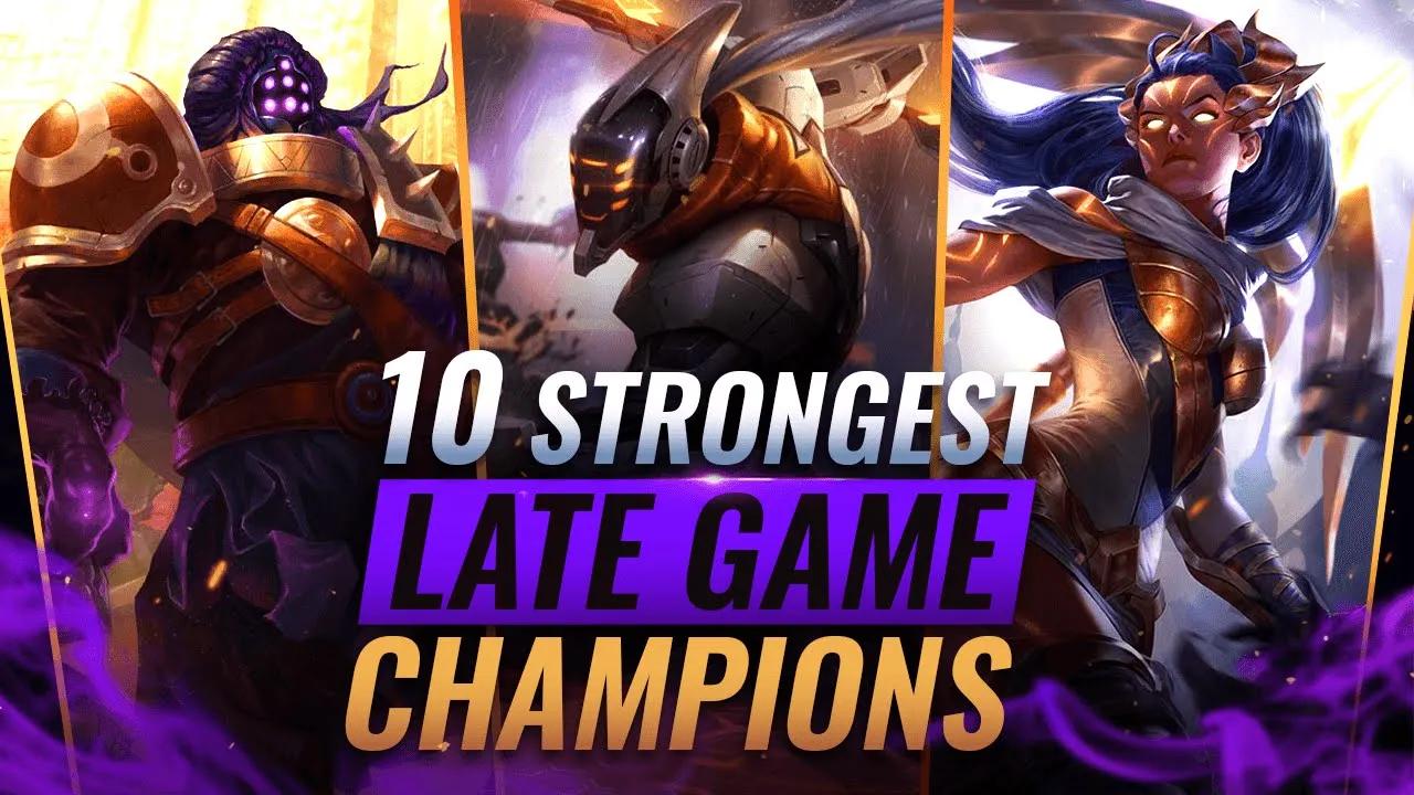 10 STRONGEST LATE GAME CHAMPIONS in League of Legends - Season 11 thumbnail