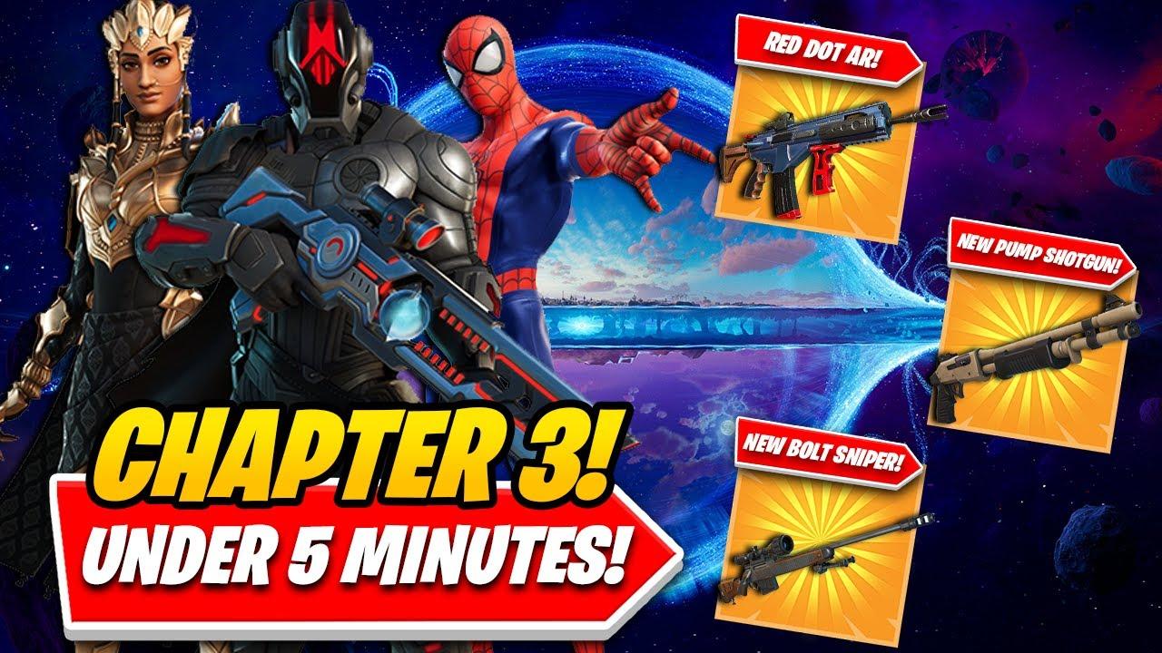 Fortnite CHAPTER 3 SEASON 1 Update Explained: EVERYTHING You NEED TO KNOW In UNDER 5 MINUTES! thumbnail