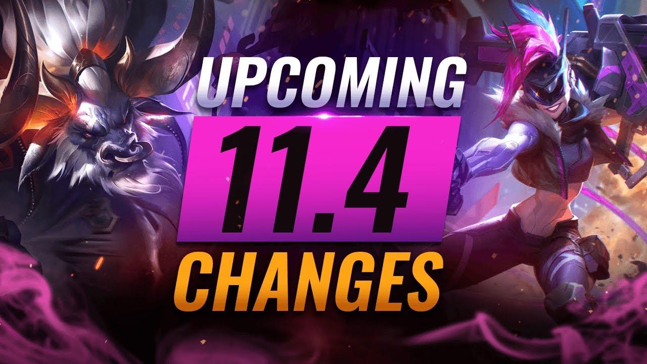 MASSIVE CHANGES: NEW BUFFS & NERFS Coming in Patch 11.4 - League of Legends thumbnail