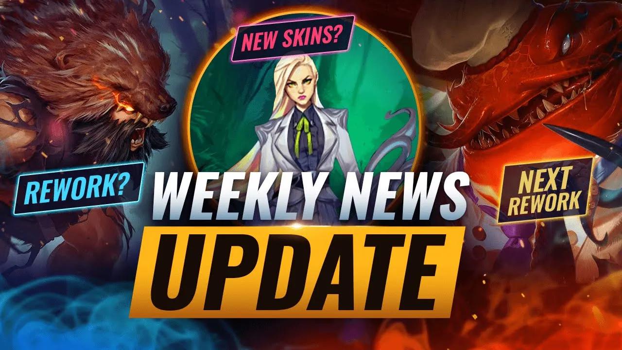 NEW UPDATES: UPCOMING REWORKS + NEW SKINS & MORE - League of Legends thumbnail