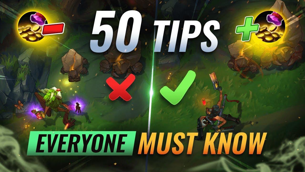 50 INCREDIBLE Tips & Tricks EVERYONE Must Know - League of Legends Season 11 thumbnail