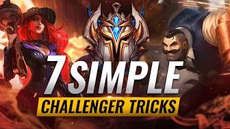 7 CHALLENGER Tricks ANYONE Can Use - League of Legends Season 11 thumbnail