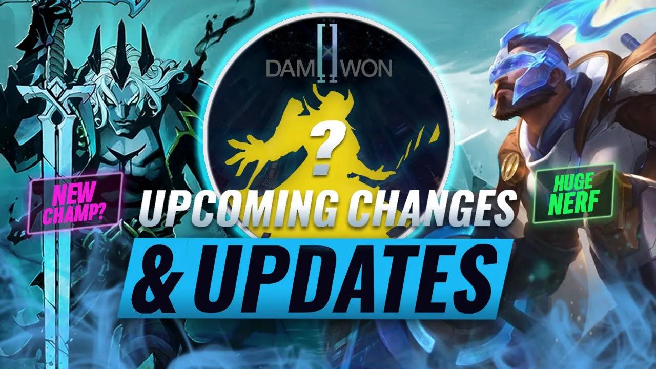 HUGE UPDATE: RUINED KING Champ? + DAMWON Skins Chosen + Panth NERFS & More - League of Legends thumbnail