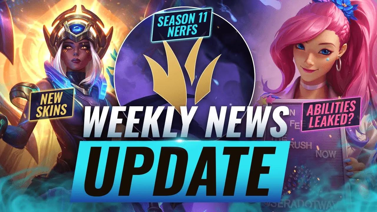 NEW UPDATES: Seraphine Abilities LEAKED? + Upcoming JG & Mid Nerfs & MORE - League of Legends thumbnail