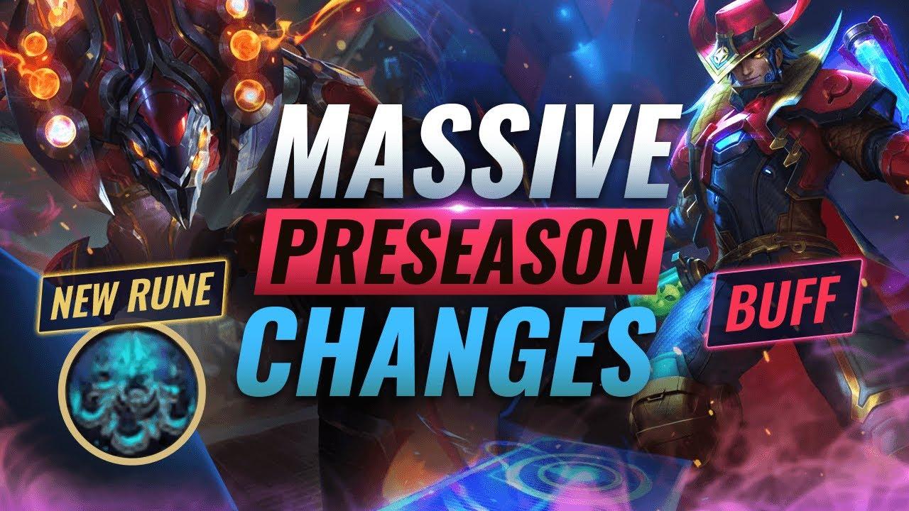 MASSIVE CHANGES: NEW Buffs + REWORKS + Runes Coming in Preseason 11 - League of Legends thumbnail