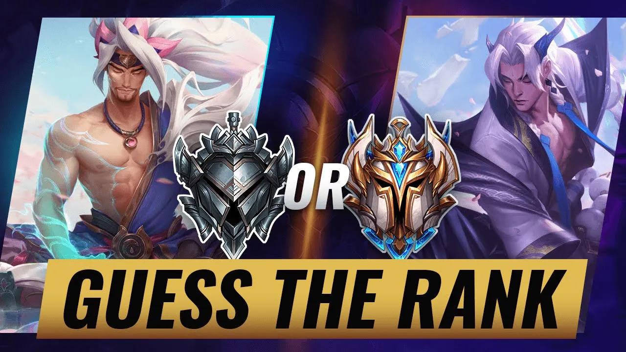 GUESS THE RANK: "Is He Challenger or Silver???" - League of Legends Season 10 thumbnail