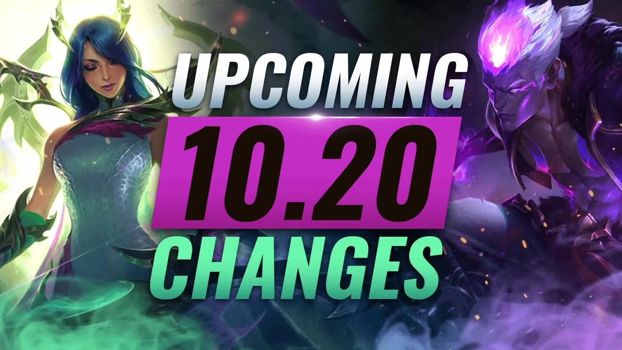 MASSIVE CHANGES: New Buffs & NERFS Coming in Patch 10.20 - League of Legends thumbnail