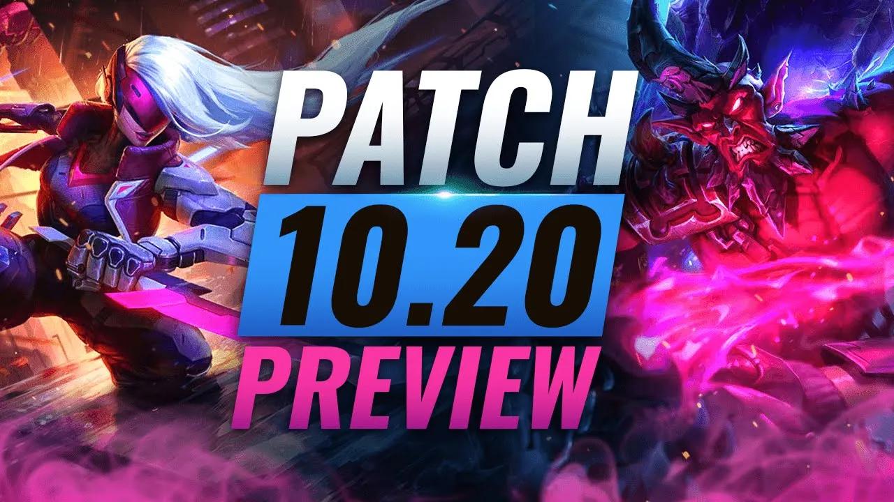 NEW PATCH PREVIEW: Upcoming Changes List for Patch 10.20 - League of Legends Season 10 thumbnail