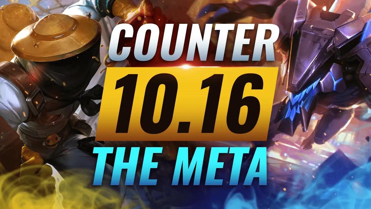 COUNTER THE META: How To DESTROY OP Champs for EVERY Role - League of Legends Patch 10.16 thumbnail