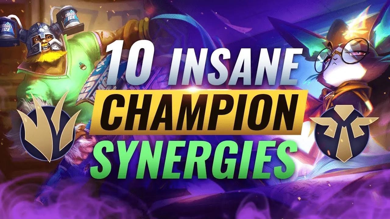 10 INSANE Champ Synergies YOU SHOULD EXPLOIT - League of Legends thumbnail