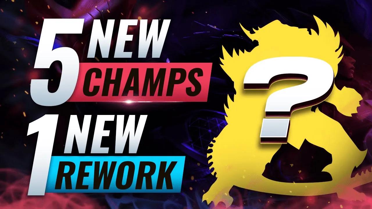 MASSIVE CHANGES: 5 NEW CHAMPIONS + 1 NEW REWORK - League of Legends Season 10 thumbnail