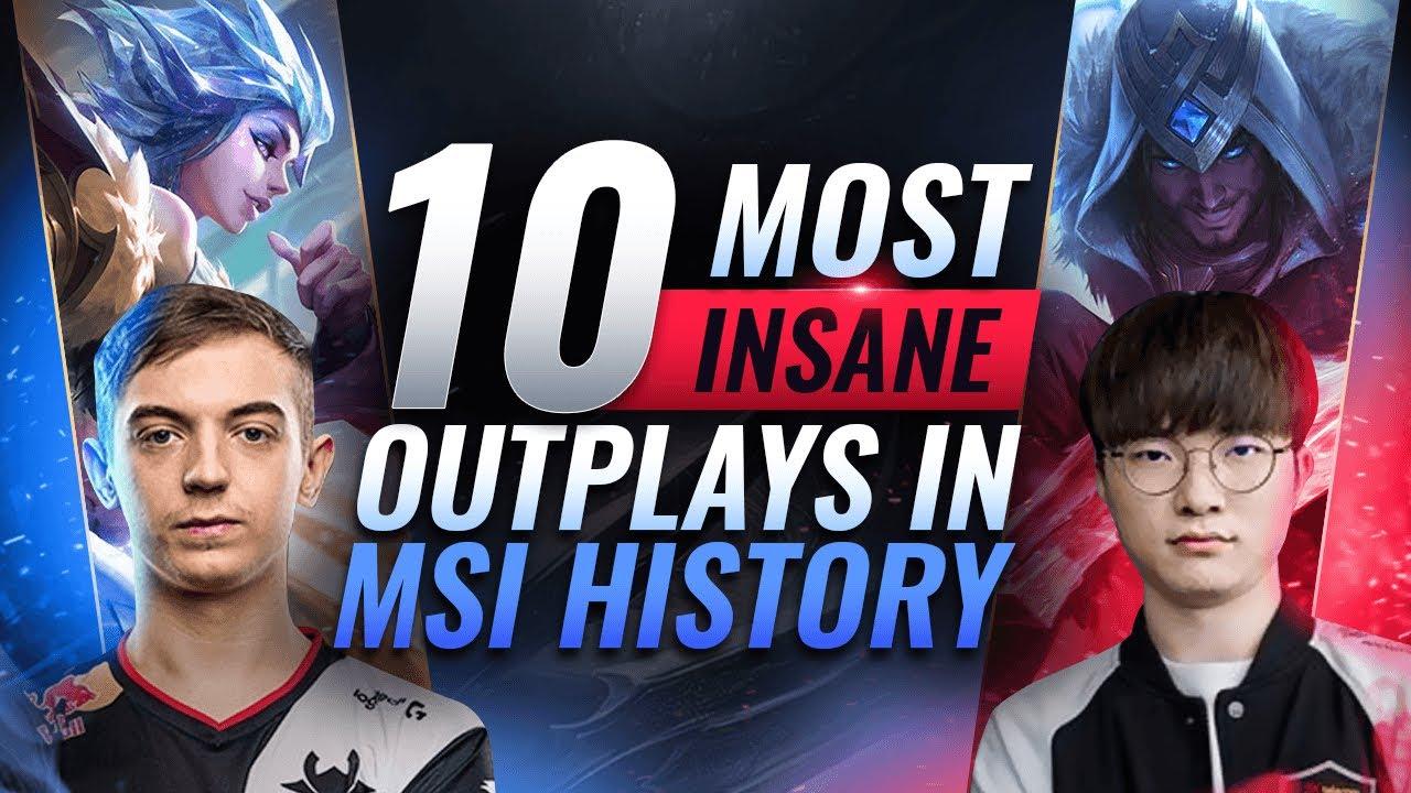 10 Most INSANE OUTPLAYS in MSI History - League of Legends Esports thumbnail