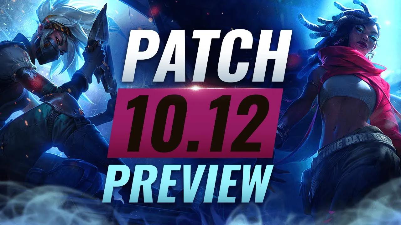 NEW PATCH PREVIEW: Upcoming Changes List for Patch 10.12 - League of Legends Season 10 thumbnail