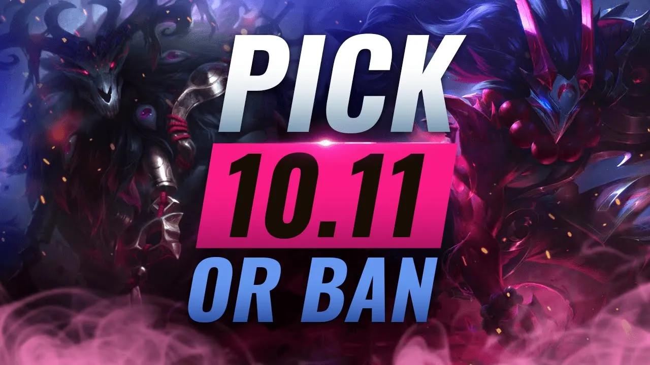 OP PICK or BAN: BEST Builds For EVERY Role - League of Legends Patch 10.11 thumbnail