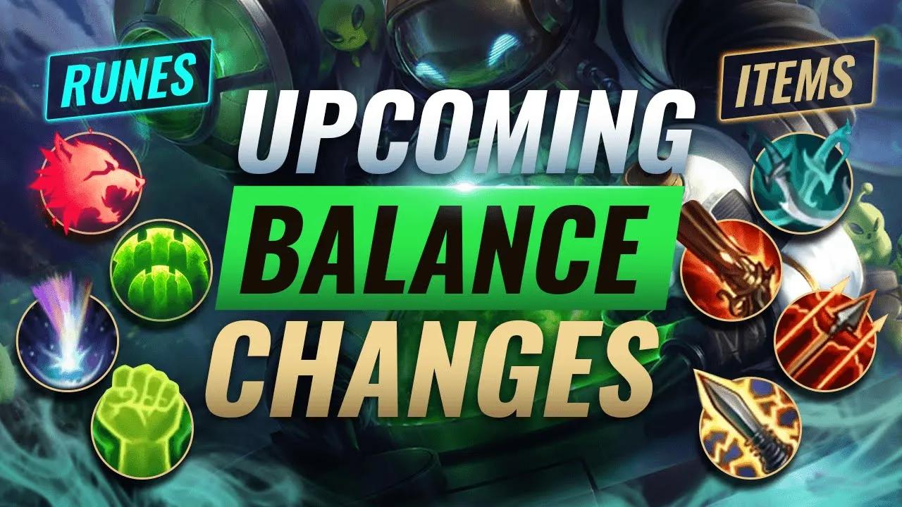 MASSIVE CHANGES: New Upcoming Buffs & NERFS (Runes, Items, Drakes & MORE) - League of Legends thumbnail