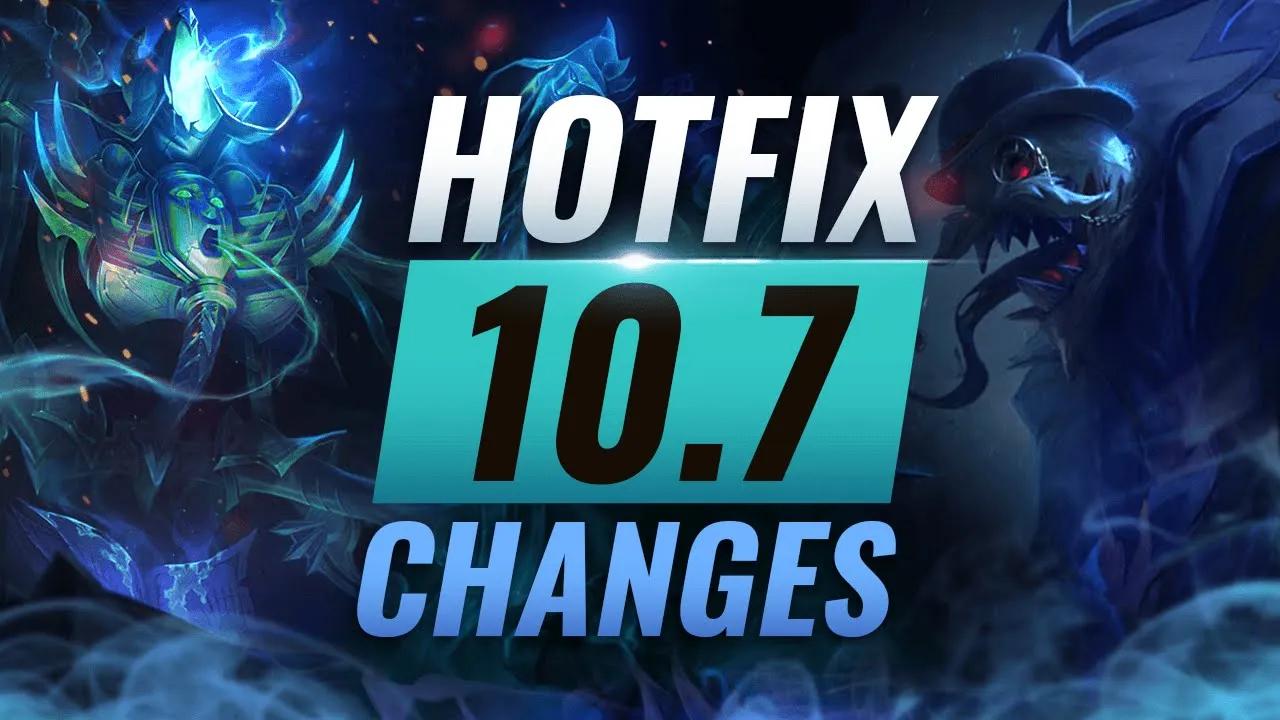 MASSIVE HOTFIX CHANGES: Fiddlesticks EMERGENCY Buffs in Patch 10.7 - League of Legends Season 10 thumbnail