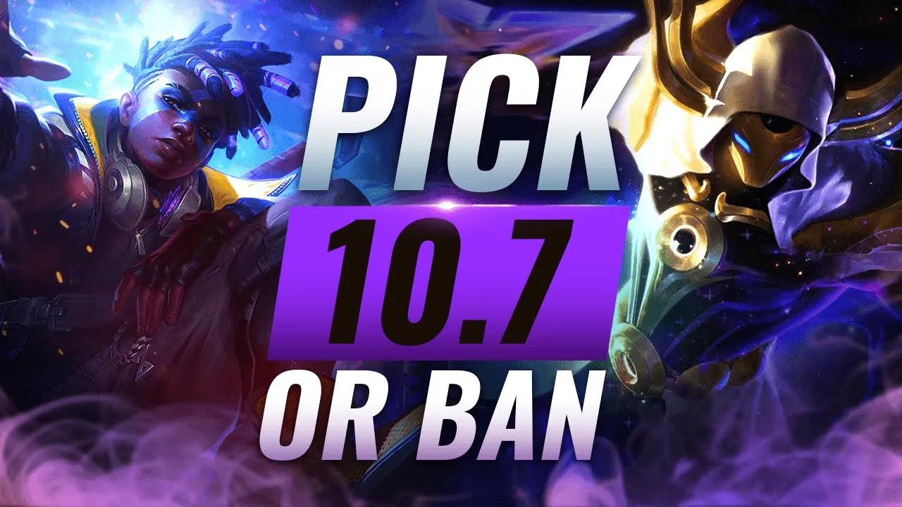 OP PICK or BAN: BEST Builds For EVERY Role - League of Legends Patch 10.7 thumbnail