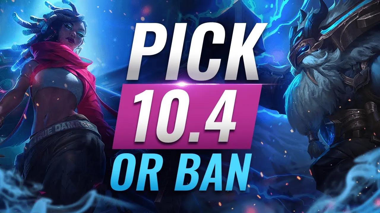 OP Pick or Ban: BEST BUILDS For EVERY Role - League of Legends Patch 10.4 thumbnail