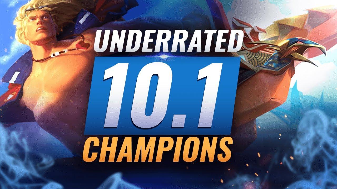 10 INCREDIBLY Underrated Champions YOU SHOULD ABUSE in Patch 10.1 - League of Legends Season 10 thumbnail