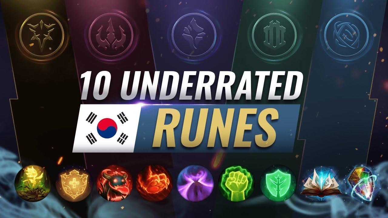 10 EXTREMELY Underrated Builds & Runes ONLY KOREANS ABUSE - League of Legends Season 10 thumbnail