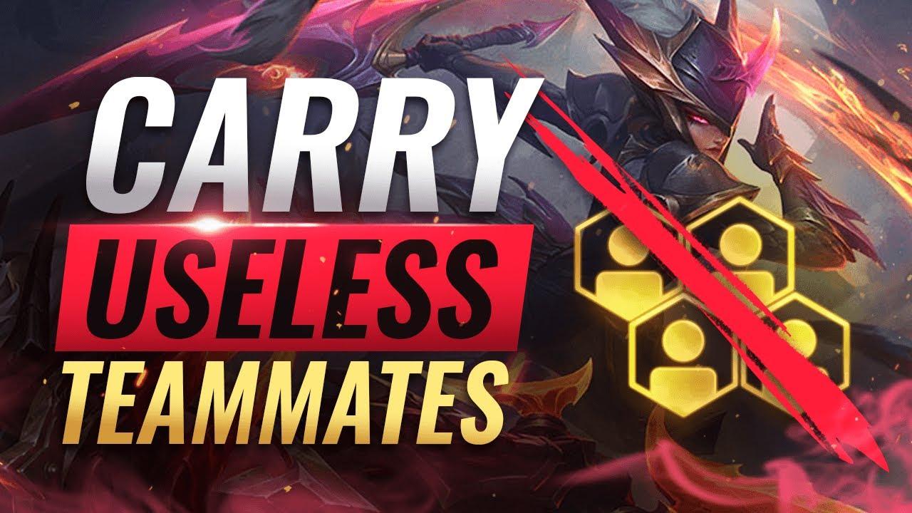 How To HARD CARRY USELESS Teammates in Ranked - League of Legends Season 10 thumbnail