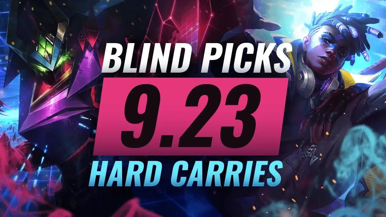 BEST Blind Picks & HARD CARRY Champions For EVERY ROLE in Patch 9.23 - League of Legends Season 10 thumbnail