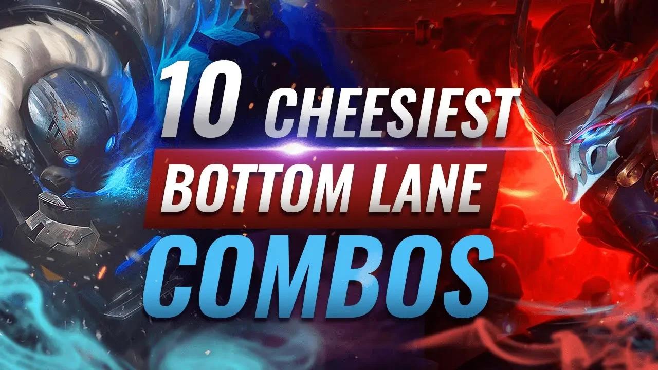 10 CHEESIEST Bot Lane Combos YOU SHOULD ABUSE in Season 10 - League of Legends thumbnail