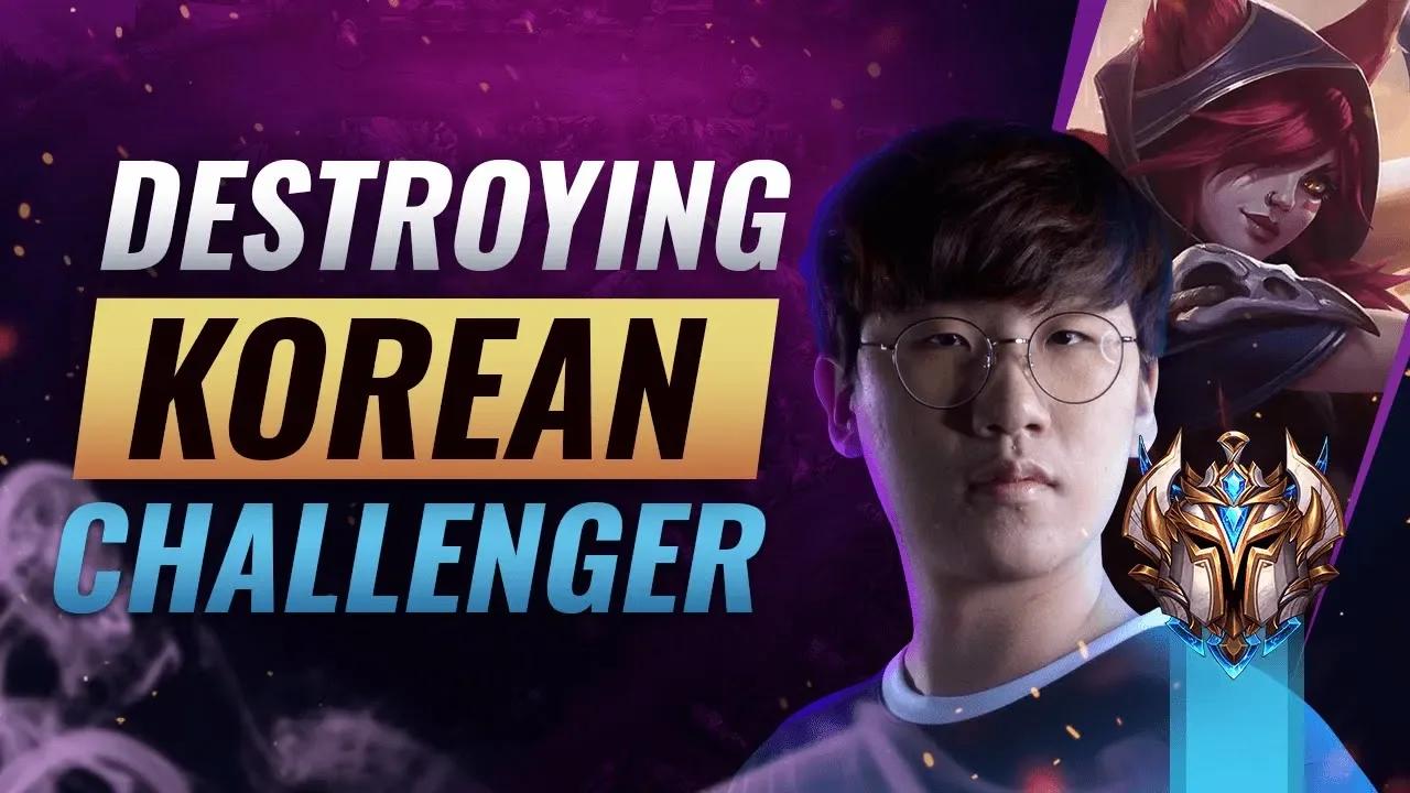 How Ruler is DESTROYING Korean Challenger With PURE AGGRESSION - League of Legends thumbnail