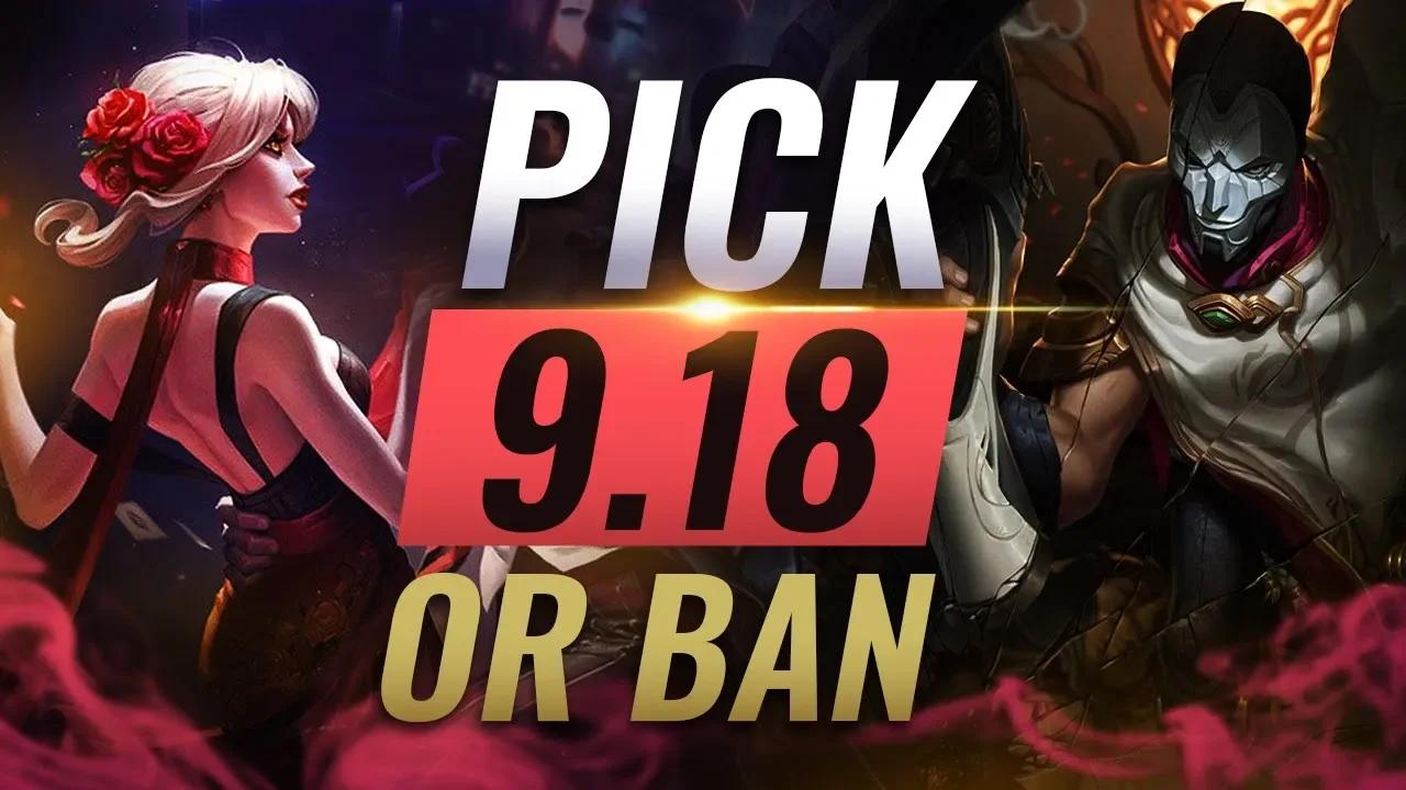 OP Pick or Ban: BEST BUILDS For EVERY Role - League of Legends Patch 9.18 thumbnail